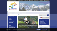 Desktop Screenshot of mairie-mont-dore.fr